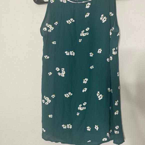 LOFT Tops - LOFT Green Floral Tank Top